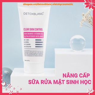 [Chính hãng]Sữa rửa mặt sinh học detox blanc 150ml [detoxblanc.vietmycosmetic]