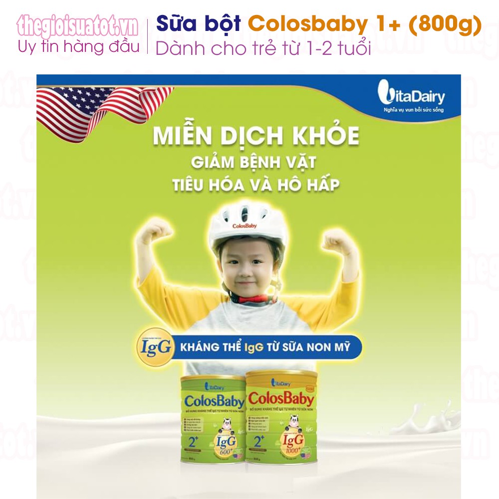 Sữa bột Colosbaby 0+ 1+ 2+ Sữa non Cao cấp  800g thegiosuatot