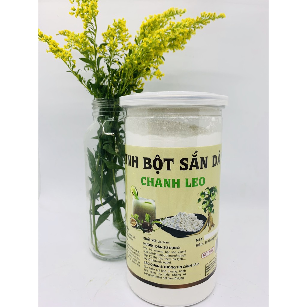 Tinh bột Sắn Dây Chanh Leo -giải độc gan,thanh nhiệt cơ thể ,đẹp da hũ 500gr B NATURE