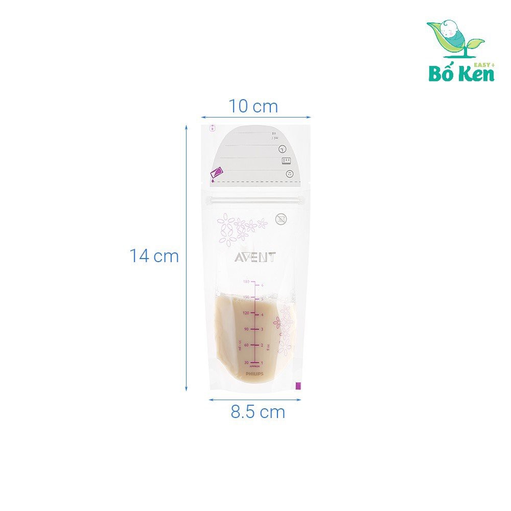 Shop Bố Ken Cốc Trữ Sữa VIA Philips Avent 180ml [Hàng chính hãng]