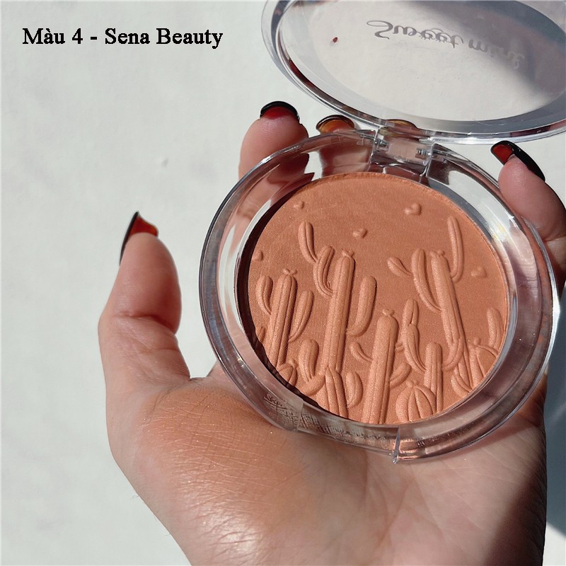 Phấn má cam hồng nhũ Sweet Mint Cây Xương Rồng Sena Beauty | BigBuy360 - bigbuy360.vn