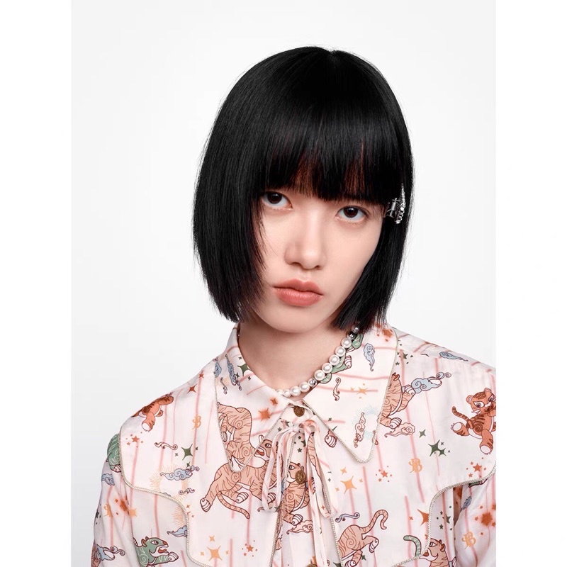 Áo sơ mi hoạ tiết Peacebird