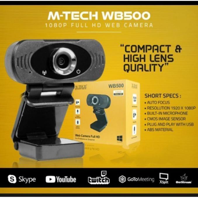 Webcam M-Tech Wb500 1080p Full Hd - Wb400 Mới Nhất | BigBuy360 - bigbuy360.vn