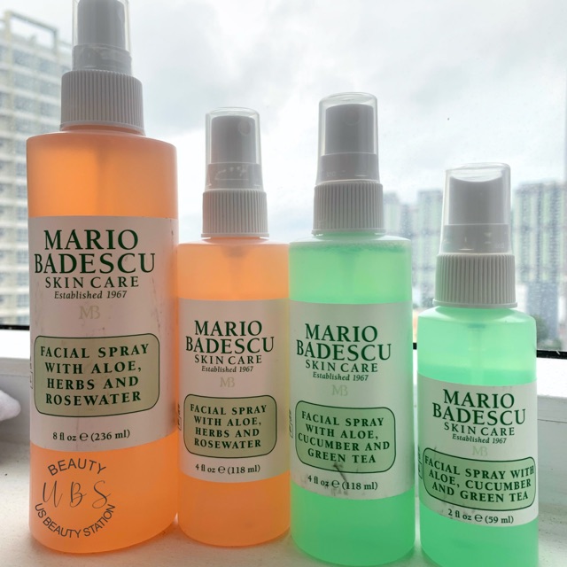 Toner Dạng Xịt Khoáng Mario Badescu Facial Spray Cân Bằng Da