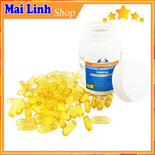 |DATE 11-2024| Viên Uống Tinh Dầu Hoa Anh Thảo Điều Hòa Nội Tiết Tố - AuGoldHealth Evening Primrose Oil 1000Mg - 100Viên
