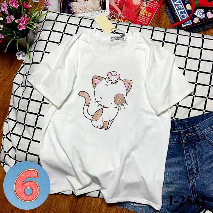 BST áo thun tay lỡ unisex đẹp chất liệu cotton