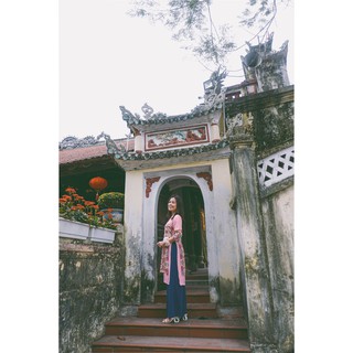 Set áo dài thiết kế Traby An Viên