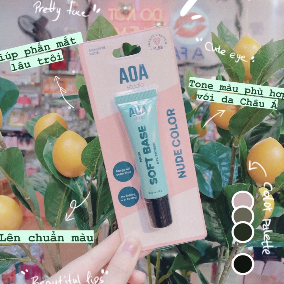 Kem lót mắt AOA Studio Nude Soft Base Eye Primer | BigBuy360 - bigbuy360.vn
