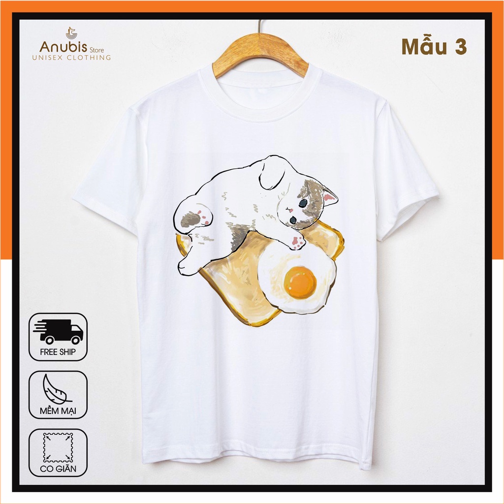 BST ÁO THUN MÈO VÀ TRỨNG RÁN