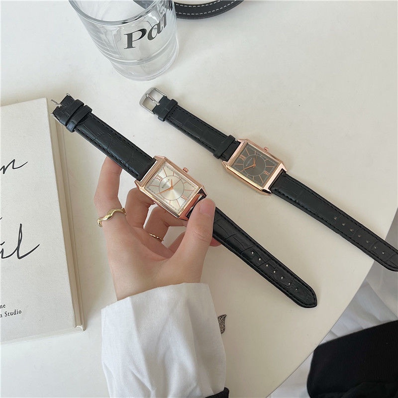 Đồng Hồ Winnerbeautifulladiessquarenichejokerretrosquarquartzwomen Chống Thấm Nước