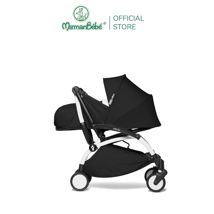 Bộ màn chụp và đệm xe đẩy BABYZEN YOYO 0+ Đen