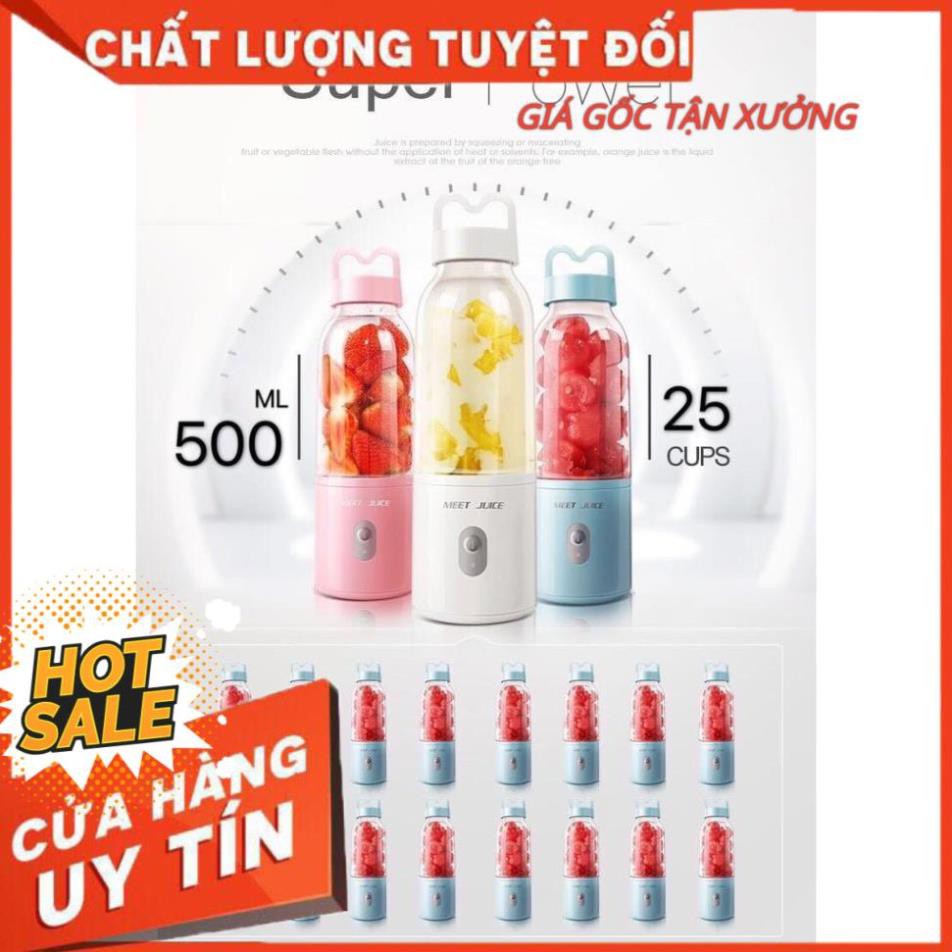 [FREESHIP-HÀNG TỐT] MÁY SAY SINH TỐ MINI CẦM TAY MEET JUICE SIÊU TIỆN LỢI