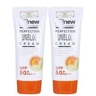 Combo 2 sản phẩm kem chống nắng Benew Perfection Sunblock Cream 50ml