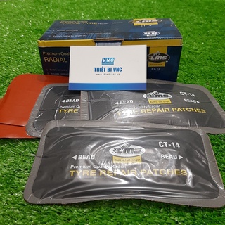 Miếng vá lốp bố thẳng chữ nhật LMS Ấn Độ CT-14 (85x160mm), giá bán lẻ 1 miếng