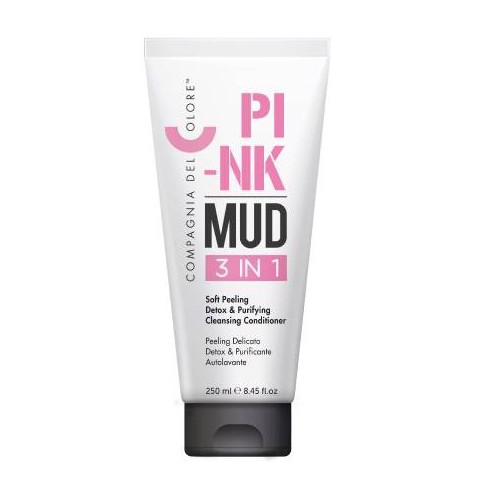 BÙN KHOÁNG THANH TẨY TẾ BÀO CHẾT CHO DA ĐẦU DEL COLORE PINK MUD 250ML