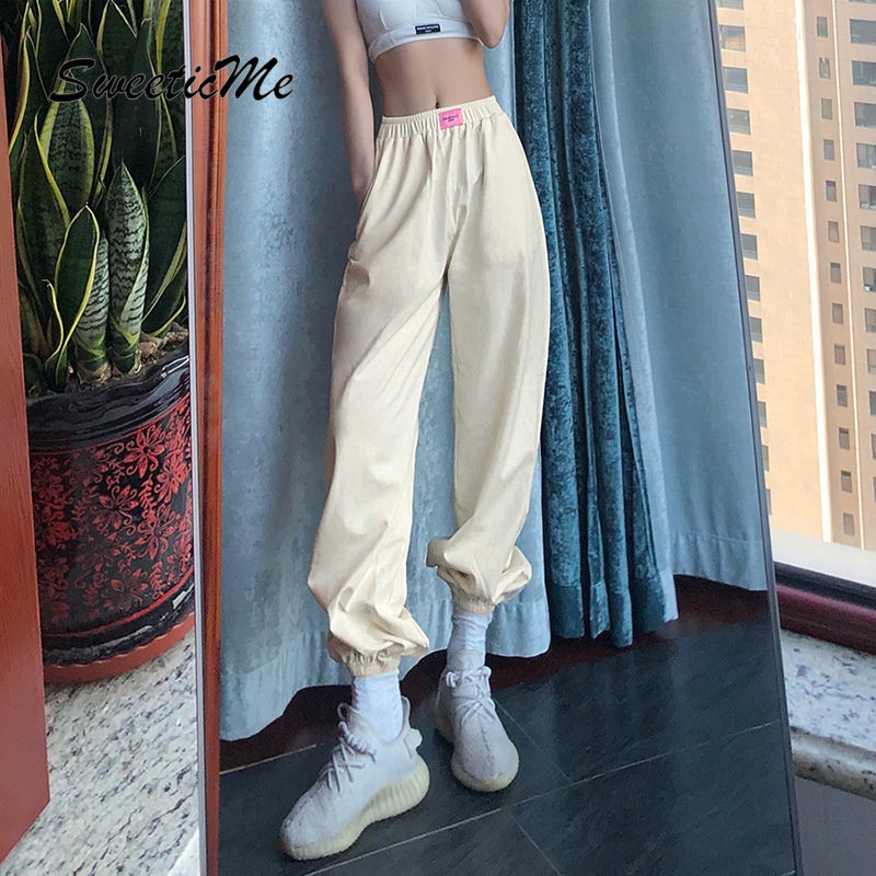 Quần Dài Lưng Cao Dáng Ôm Màu Trơn Thời Trang   Trẻ Trung Cho Nữ