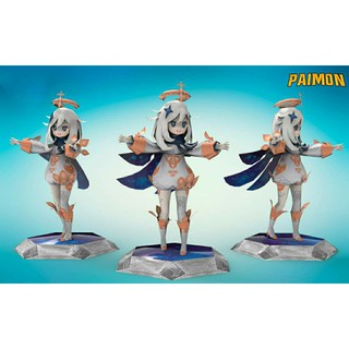 Mô hình giấy anime girl Anime Game Genshin Impact] Paimon ver.2