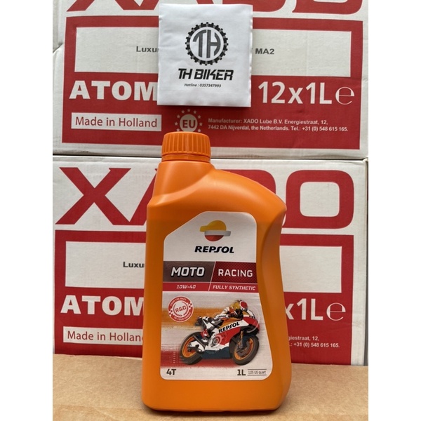 Dầu nhớt Repsol Racing 10w40 nhập khẩu chính hãng