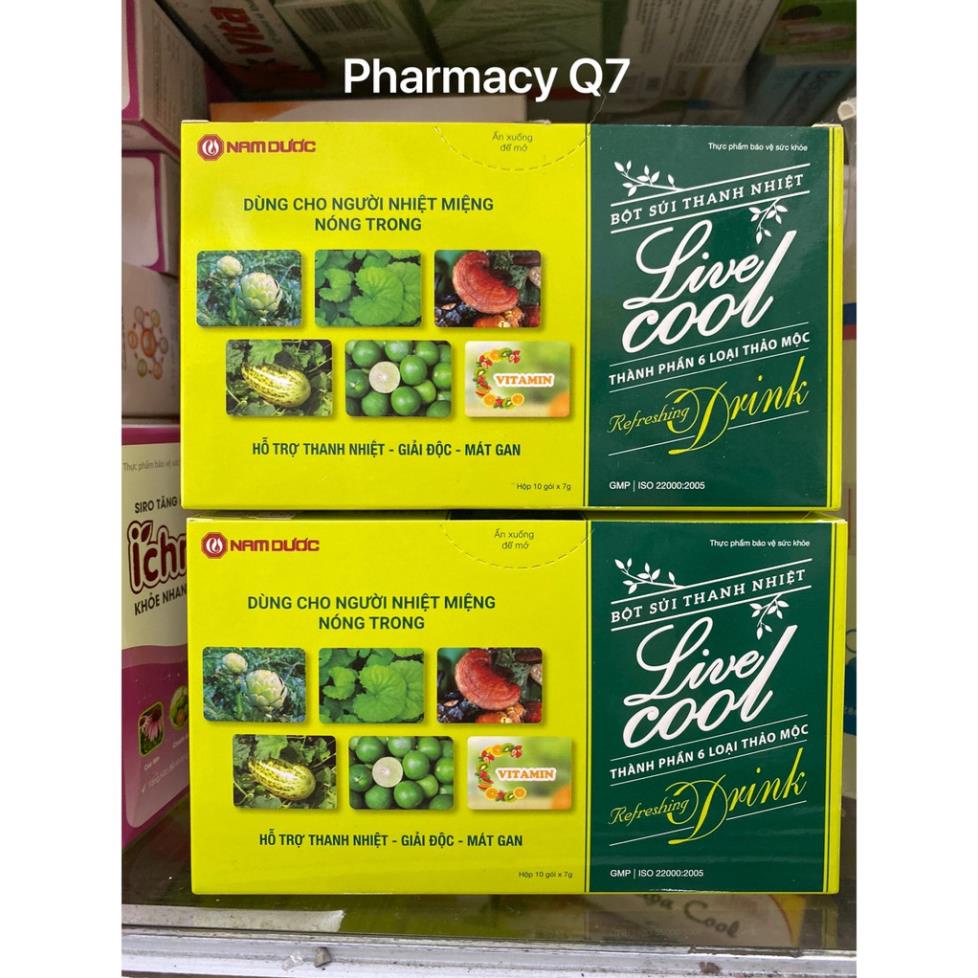 HỘP 10 GÓI LIVE COOL LIVER COOL NAM DƯỢC CÓ ĐÙONG- THANH MÁT