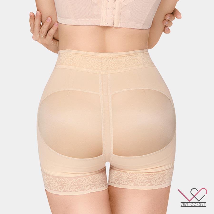 Quần Nâng Mông Nịt Bụng Cạp Cao Vietcorset Chính hãng Cao Cấp, Tròn Đầy Hõm Hông, Thu Gọn Đùi, Chất liệu Thông Thoáng