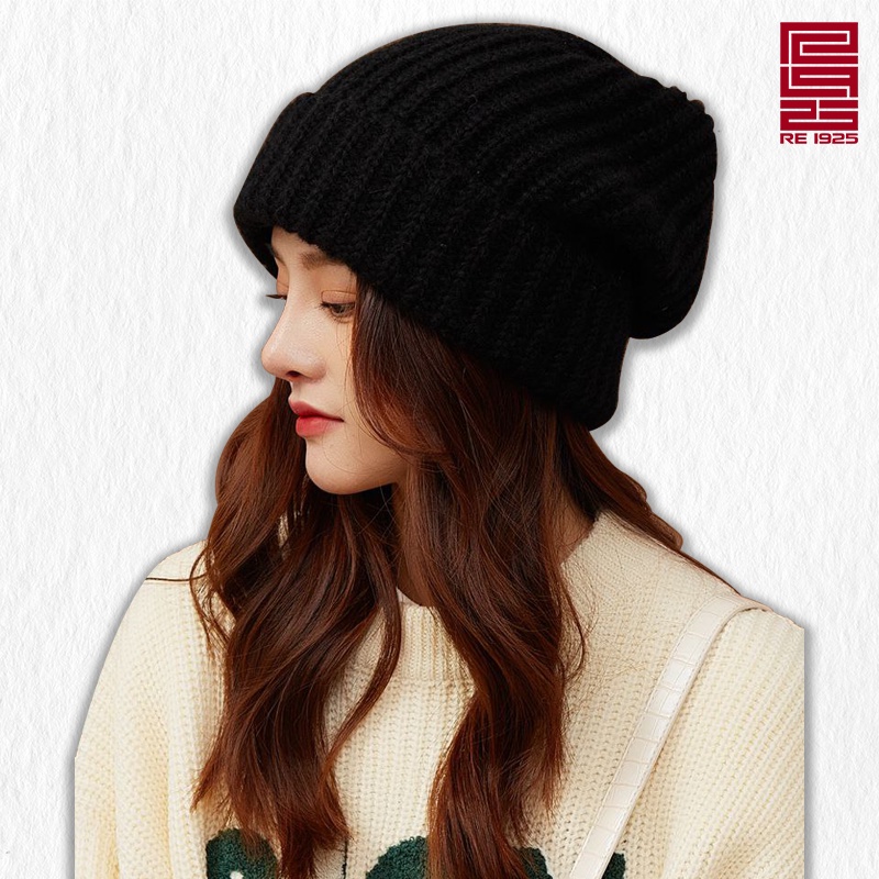 Mũ len - mũ beanie trơn nam nữ unisex Re1925 Studio ML03