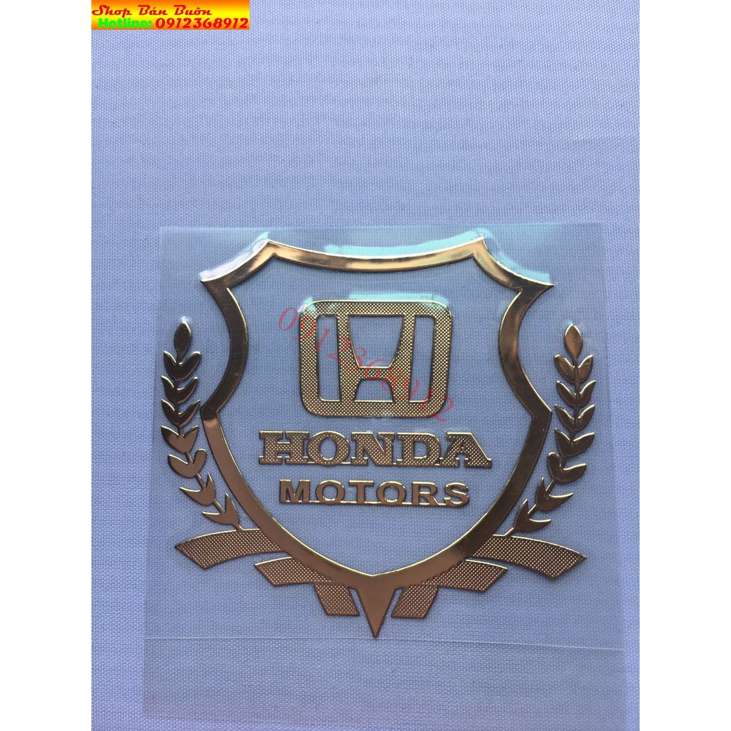 Tem honda hàng cao cấp logo giá 1 chiếc( tem dẻo)