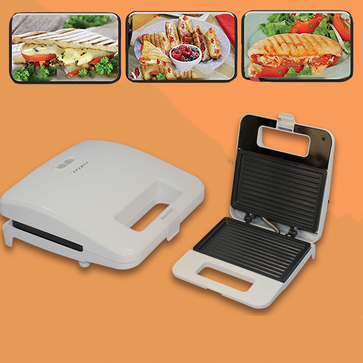 Máy Nướng Bánh Hotdog Sandwich Tại Nhà, Máy Làm Bánh Sokany 750W