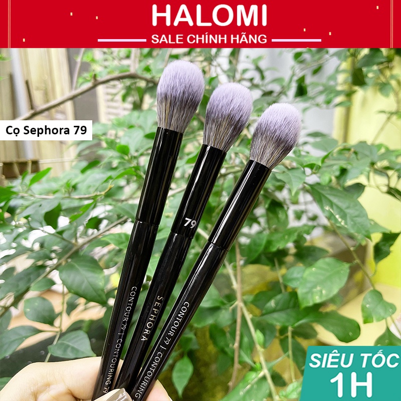 Cọ Sephora 79 cọ má hồng tạo khối lông mềm chuyên dùng cho makeup chuyên nghiệp HALOMI