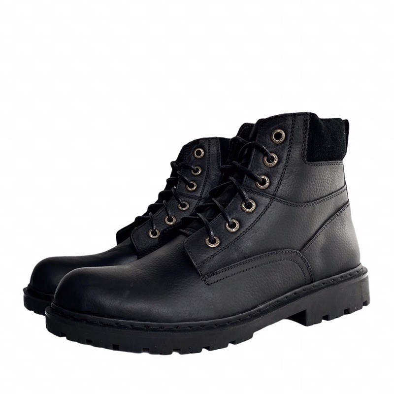 [Mã LTNP50 giảm 50K đơn 150K] Giày Boots Cổ Cao TEFOSS HN612 Đen Da Thật | BigBuy360 - bigbuy360.vn