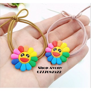 10 dây cột tóc Hoa mặt trời KaiKai KiKi