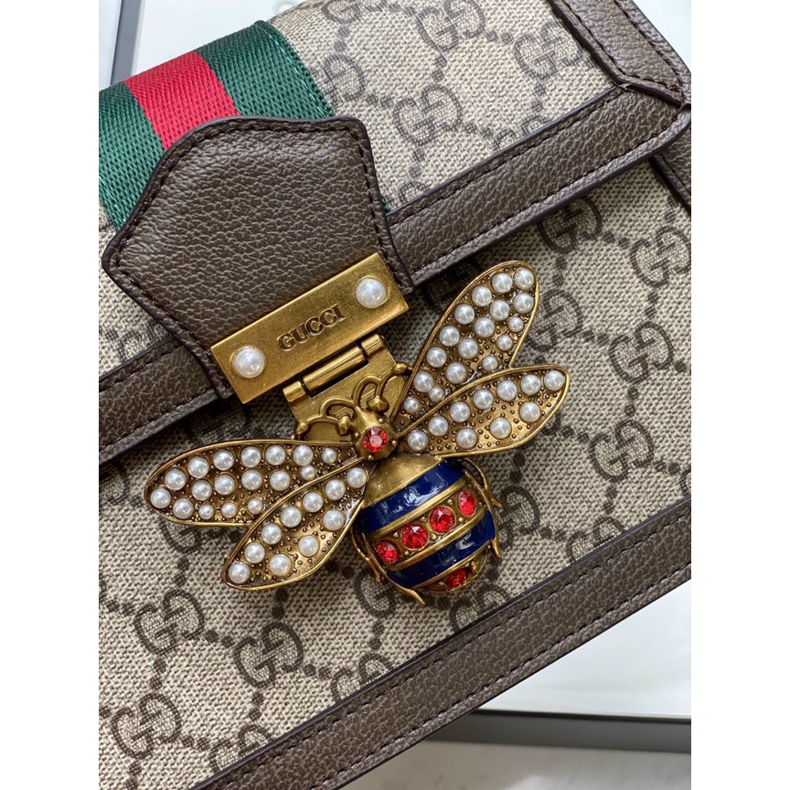 Túi xách Gu ong đủ 2 size Full box nguyên seal/Túi đeo chéo Gu ong size 22-25 Full box hãng