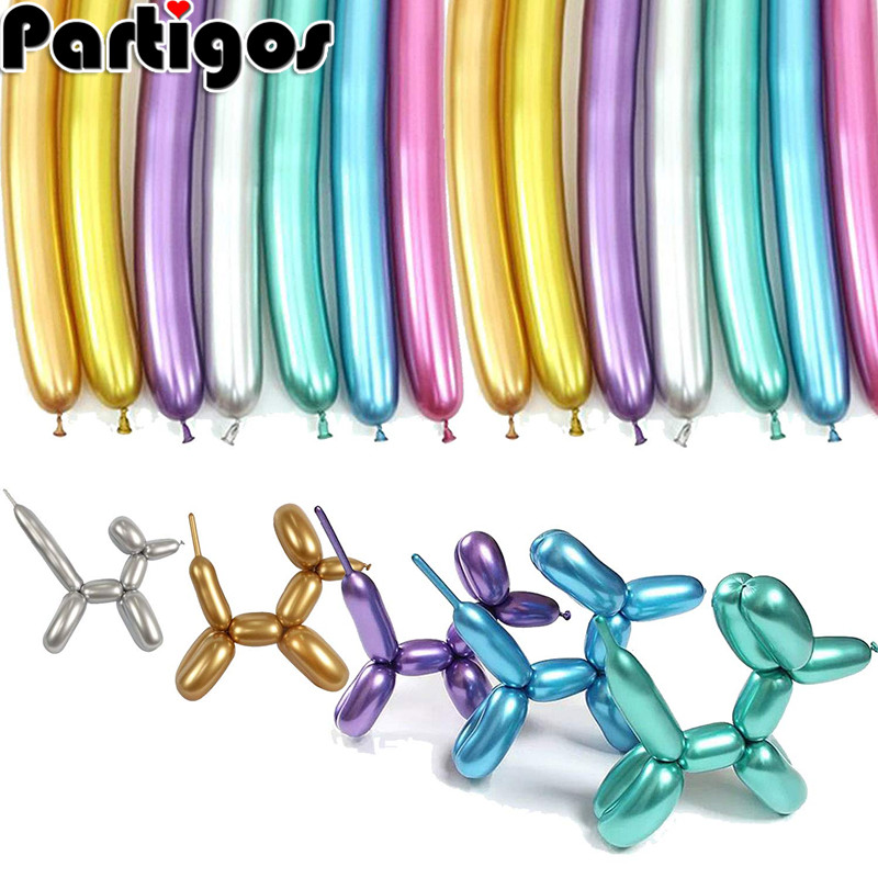 Set 10 bong bóng dài hình động vật trang trí đa năng