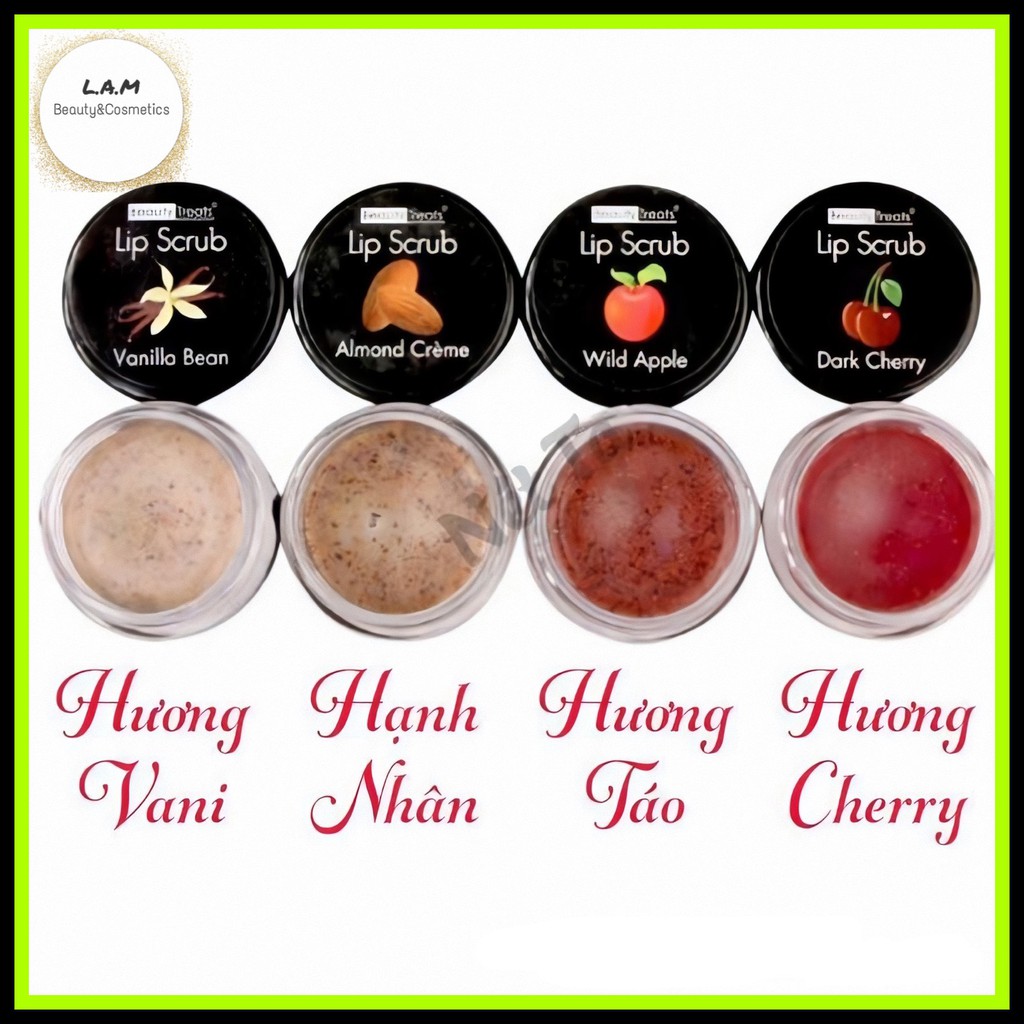 TẨY DA CHẾT MÔI Beauty Treats Lip Scrub Mỹ