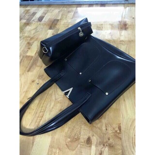 Set túi da dầy dặn size 40 vừa a4