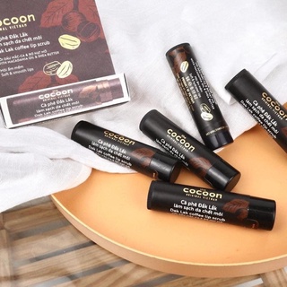 BỘ ĐÔI tẩy da chết môi và son dưỡng Cocoon