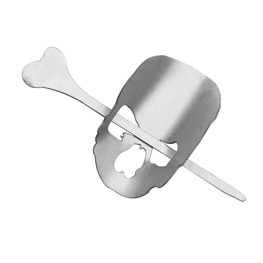 Kẹp Tóc Trang Trí Hình Đầu Lâu Phong Cách Halloween