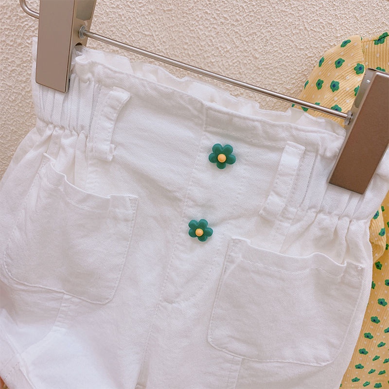 Quần Short Cotton Eo Cao Dáng Rộng Phong Cách Nhật Hàn Thời Trang Mùa Hè Hàng Mới Dành Cho Bé Gái 2022
