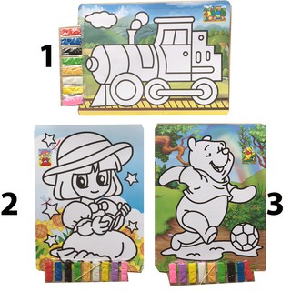Đồ chơi 5 tranh cát loại đẹp (5 hình khác nhau)