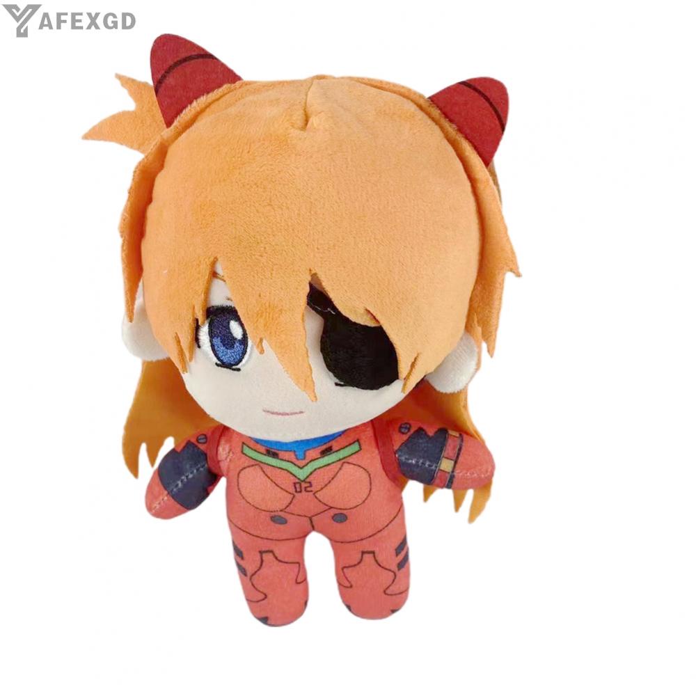 Thú Nhồi Bông Hình Nhân Vật EVANGELION EVA Asuka Langley Soryu Ayanami Rei 20cm