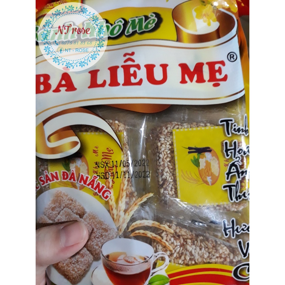 Gói Bánh Khô Mè Bột Mì 250g - Bà Liễu Mẹ