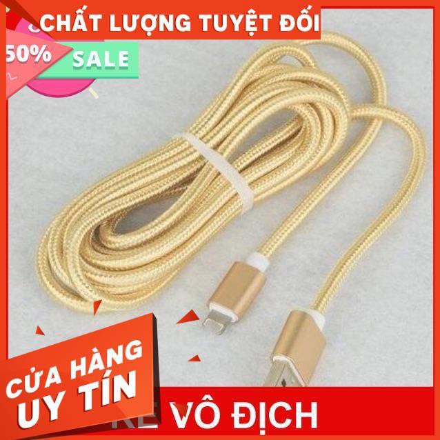 Cáp bọc dù 3m IPHONE/ SAMSUNG