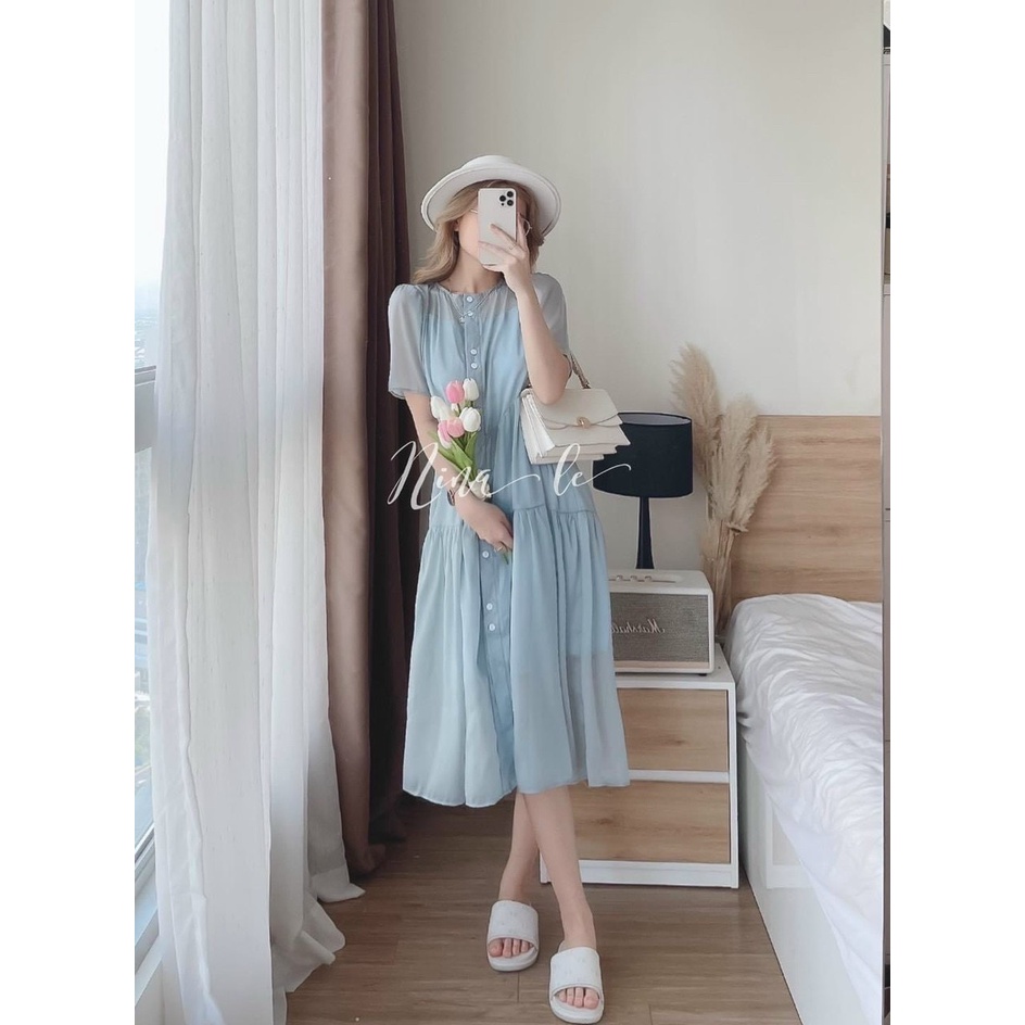 Set đầm cặp bánh bèo xinh xắn