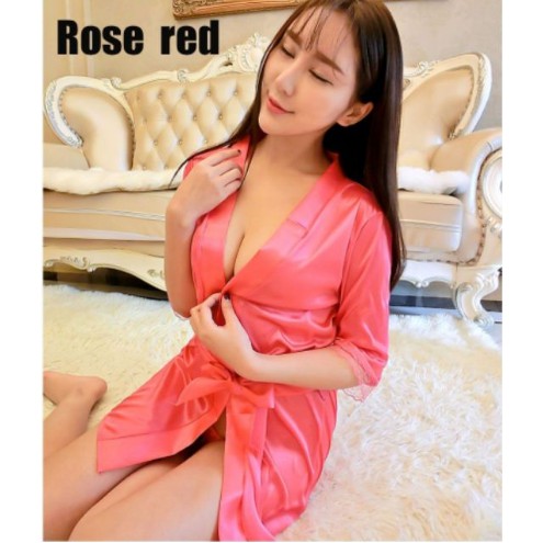 Áo Choàng Ngủ Kimono, Chất Liệu Lụa Satin Rất Mát, Sang Trọng | BigBuy360 - bigbuy360.vn