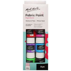 MÀU VẼ VẢI MONT MARTE BỘ 8 MÀU X 20ML (FABRIC PAINT)