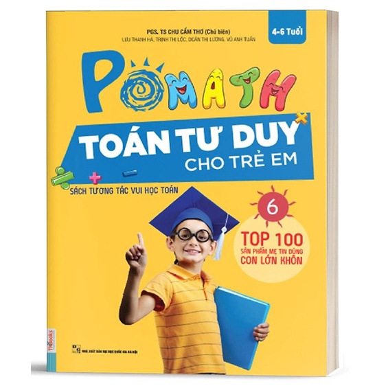 Sách - Pomath - Toán tư duy cho trẻ em - Tập 6 (MC)