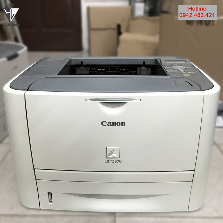 [Ảnh thật]  Máy in cũ hai mặt Canon LBP 3370 khổ A4 + Tặng kèm hộp mực mới + dây nguồn + cáp kết nối | BigBuy360 - bigbuy360.vn