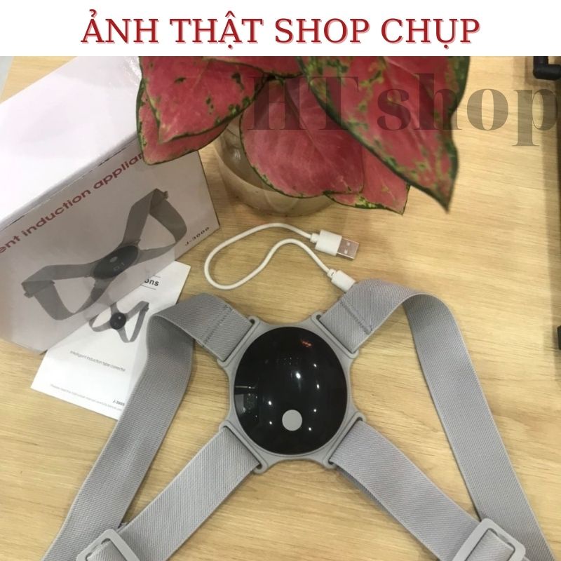 𝙏𝙖̣̆𝙣𝙜 𝙢𝙞𝙚̂́𝙣𝙜 𝙙𝙖́𝙣 𝙙𝙖 𝙣𝙖̆𝙣𝙜 Đai Định Hình Cột Sống - Đai Chống Gù Lưng Điện Tử Cảm Biến Rung Thông Minh J3000 - Chí