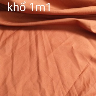 Vải kate màu cam đất , khổ 1m1(1m/30k)