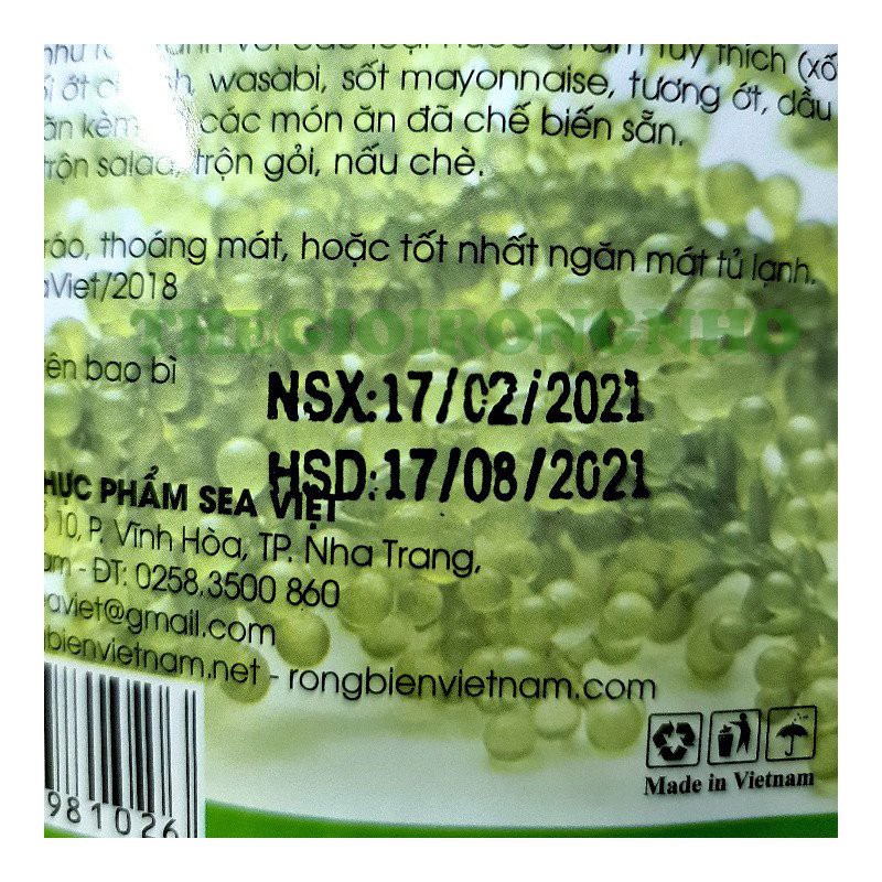 Rong nho Tách nước Sea Việt gói 100g | BigBuy360 - bigbuy360.vn