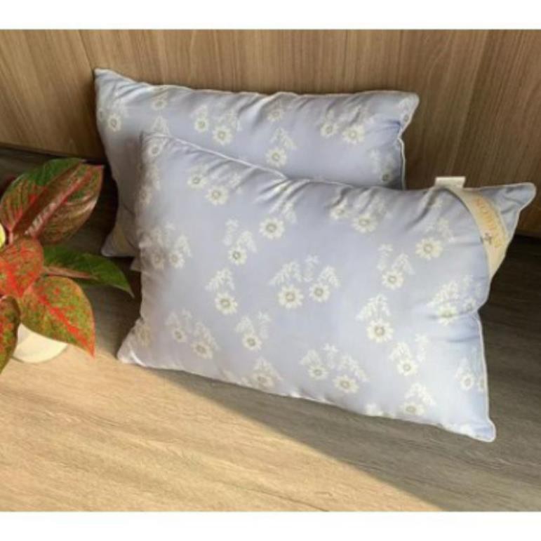 Ruột gối đầu bông gòn cao cấp kháng khuẩn_mẫu hoa nhí,hoa trà_không xẹp,không vón cục kích thước 45x65